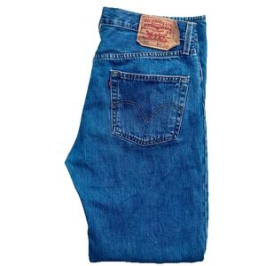 Vintage 36x36 LEVIS 501 XX Red Tab Button Fly Denim Jeans Made USA Shrink To Fit